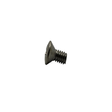 #10-32 X 1/2 In Slotted Oval Machine Screw, Zinc Plated Steel